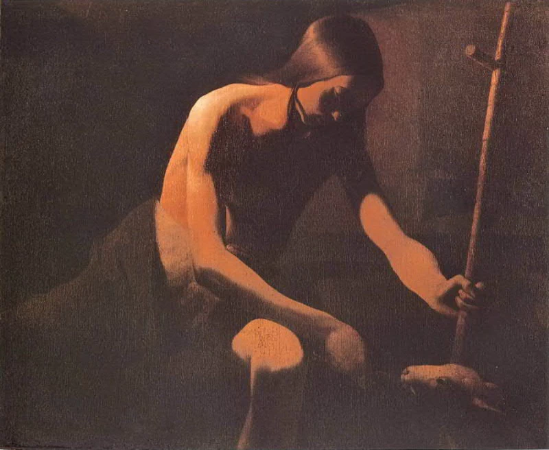 San Giovanni Battista nel deserto - Musée Georges, de, La, Tour, Vic, sur, Seille